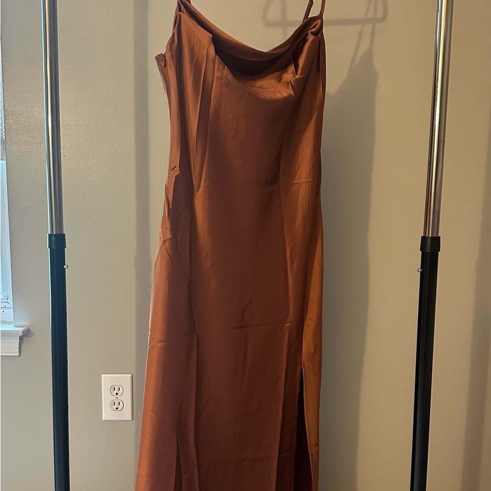 Satin Midi Dress
